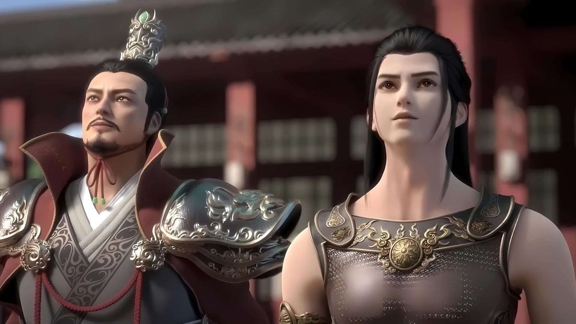 Qin Yu with his father